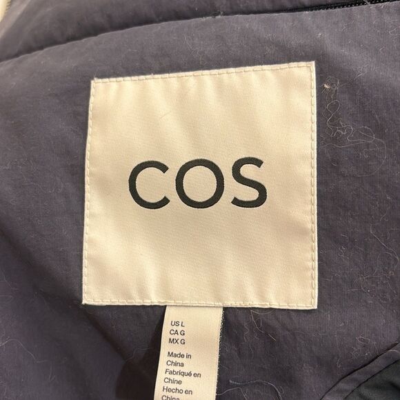 COS navy blue puffer jacket - Picture 9 of 16